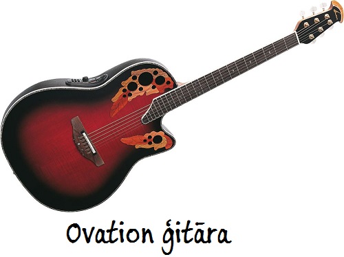 Ovation akustiskā ģitāra