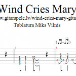Wind Cries Mary – Ģitāras Rifiņš