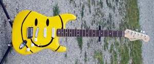 smiley guitar